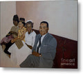 Sunday at Church - Metal Print