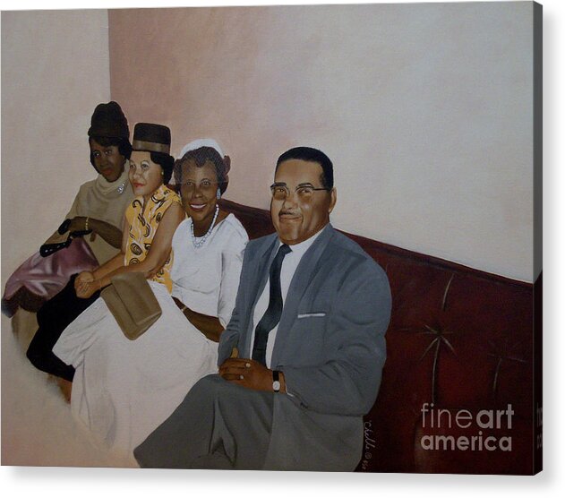 Sunday at Church - Acrylic Print