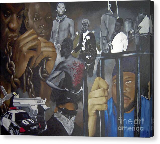 Think Black Man - Canvas Print