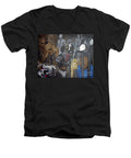 Think Black Man - Men's V-Neck T-Shirt