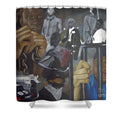 Think Black Man - Shower Curtain