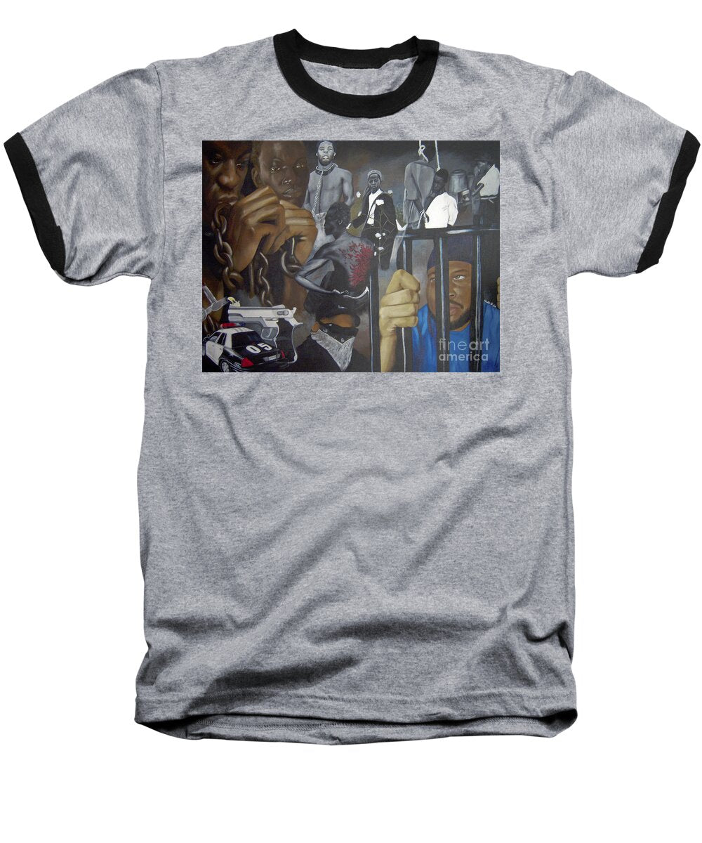 Think Black Man - Baseball T-Shirt