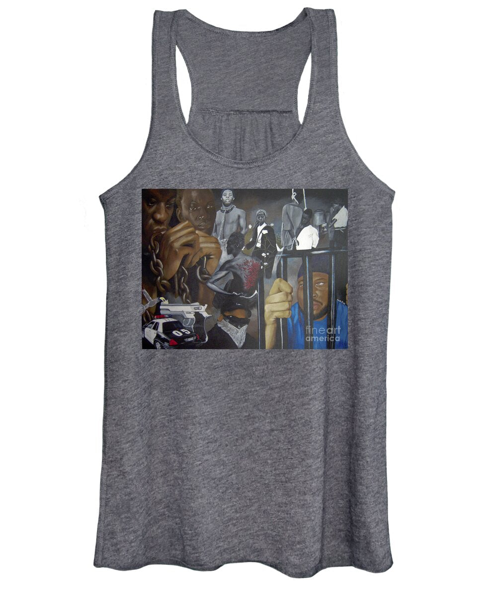 Think Black Man - Women's Tank Top