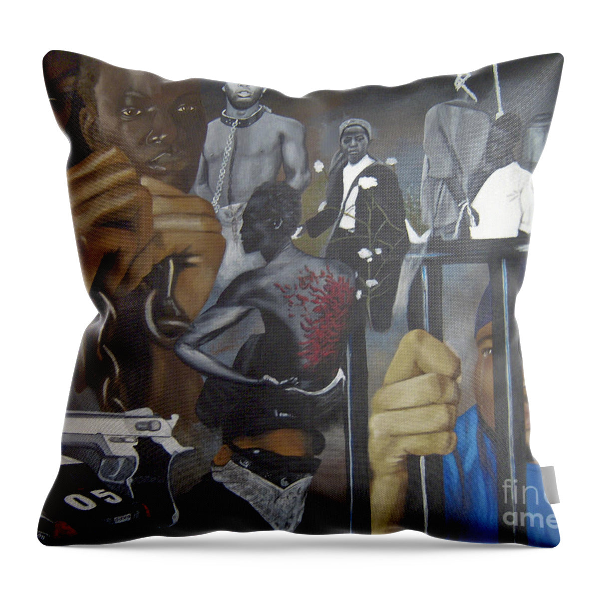 Think Black Man - Throw Pillow