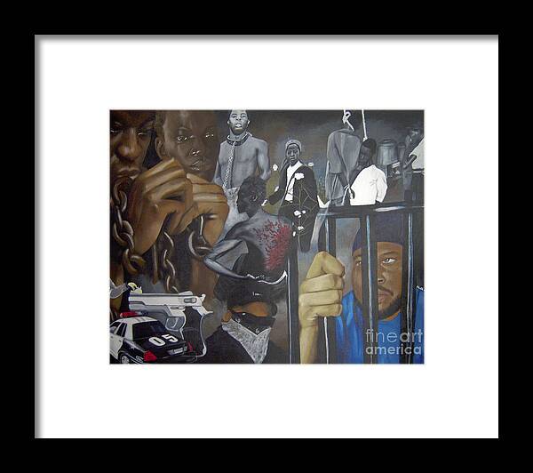 Think Black Man - Framed Print
