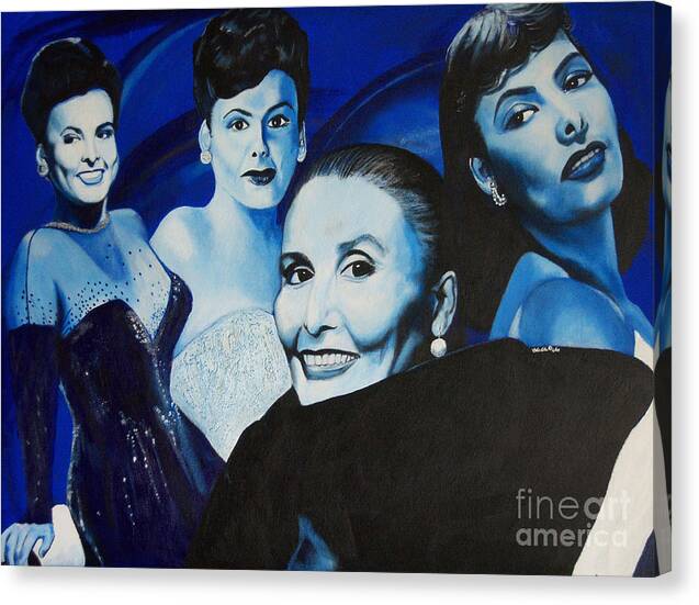 Tribute to Lena Horne - Canvas Print