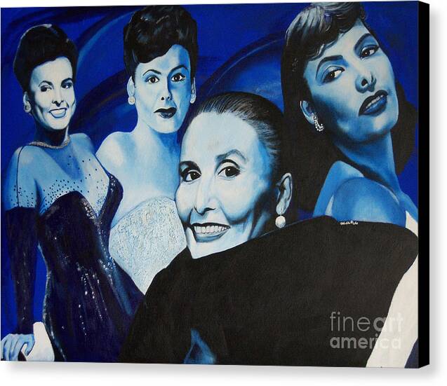 Tribute to Lena Horne - Canvas Print