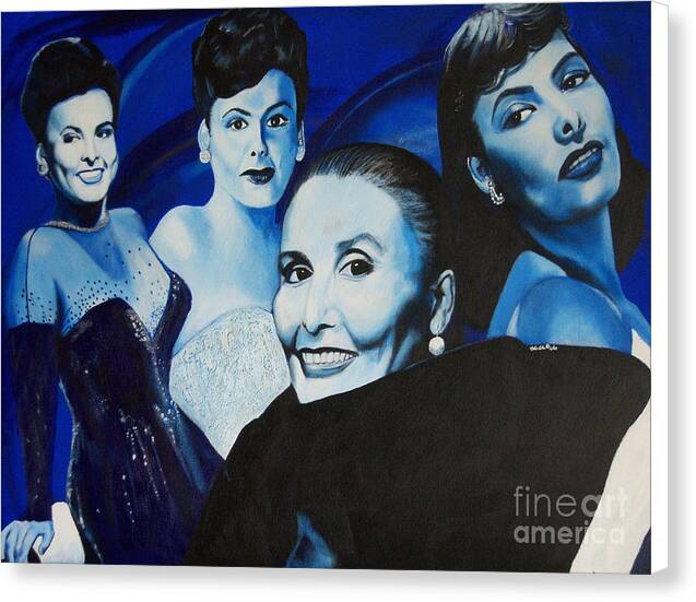 Tribute to Lena Horne - Canvas Print