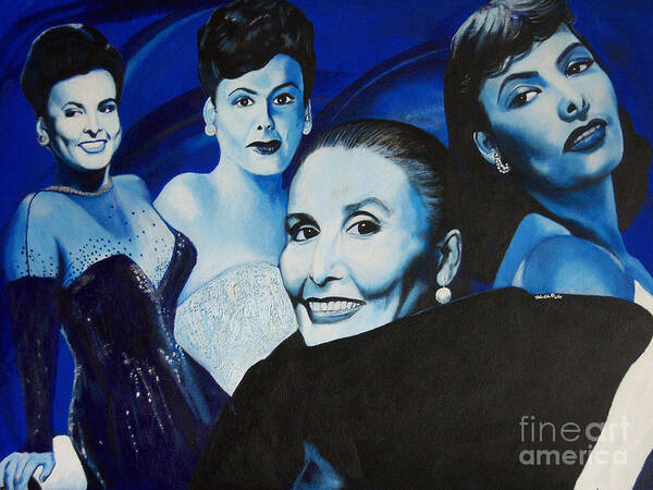 Tribute to Lena Horne - Art Print