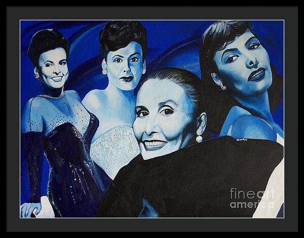 Tribute to Lena Horne - Framed Print