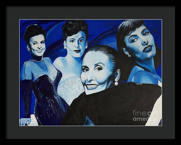 Tribute to Lena Horne - Framed Print
