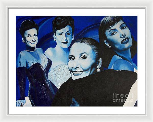 Tribute to Lena Horne - Framed Print