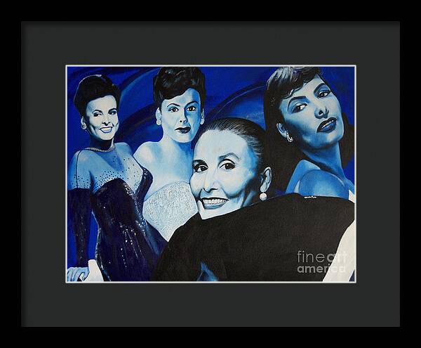 Tribute to Lena Horne - Framed Print