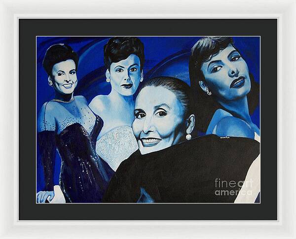 Tribute to Lena Horne - Framed Print