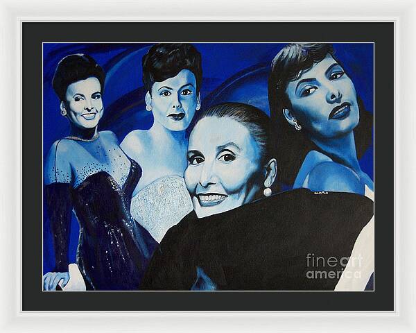 Tribute to Lena Horne - Framed Print
