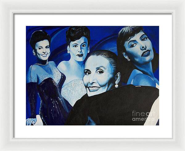 Tribute to Lena Horne - Framed Print