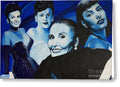 Tribute to Lena Horne - Greeting Card