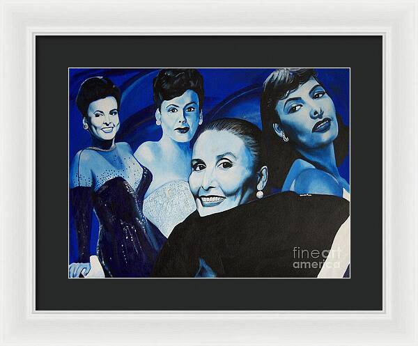 Tribute to Lena Horne - Framed Print