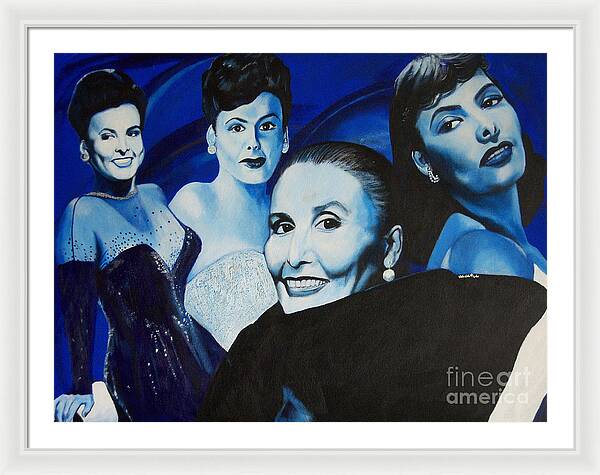 Tribute to Lena Horne - Framed Print