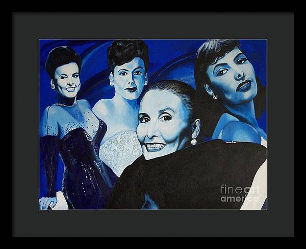 Tribute to Lena Horne - Framed Print