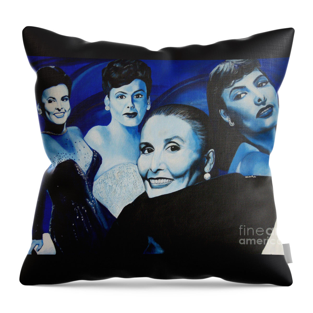 Tribute to Lena Horne - Throw Pillow