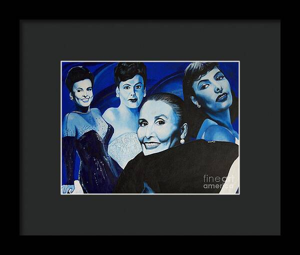 Tribute to Lena Horne - Framed Print