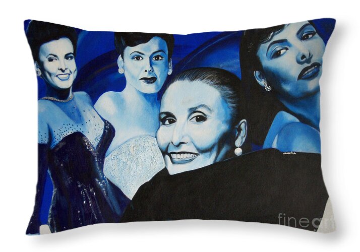 Tribute to Lena Horne - Throw Pillow