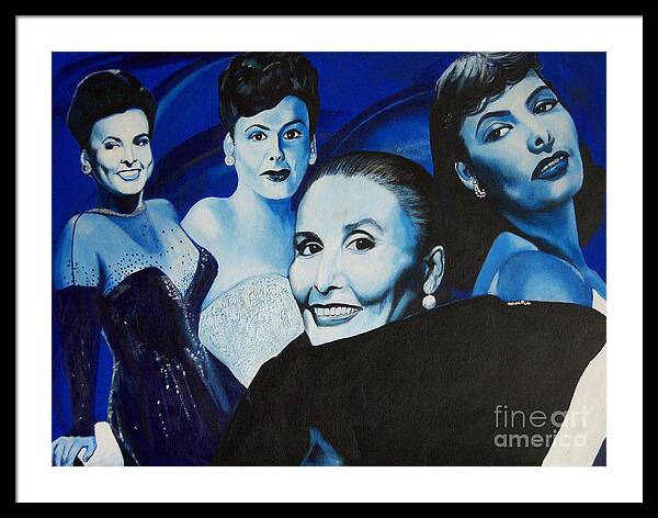 Tribute to Lena Horne - Framed Print