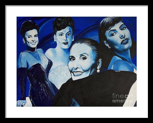 Tribute to Lena Horne - Framed Print