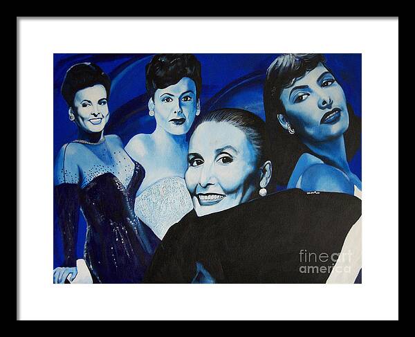 Tribute to Lena Horne - Framed Print