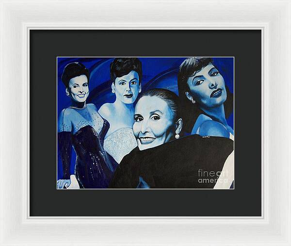 Tribute to Lena Horne - Framed Print