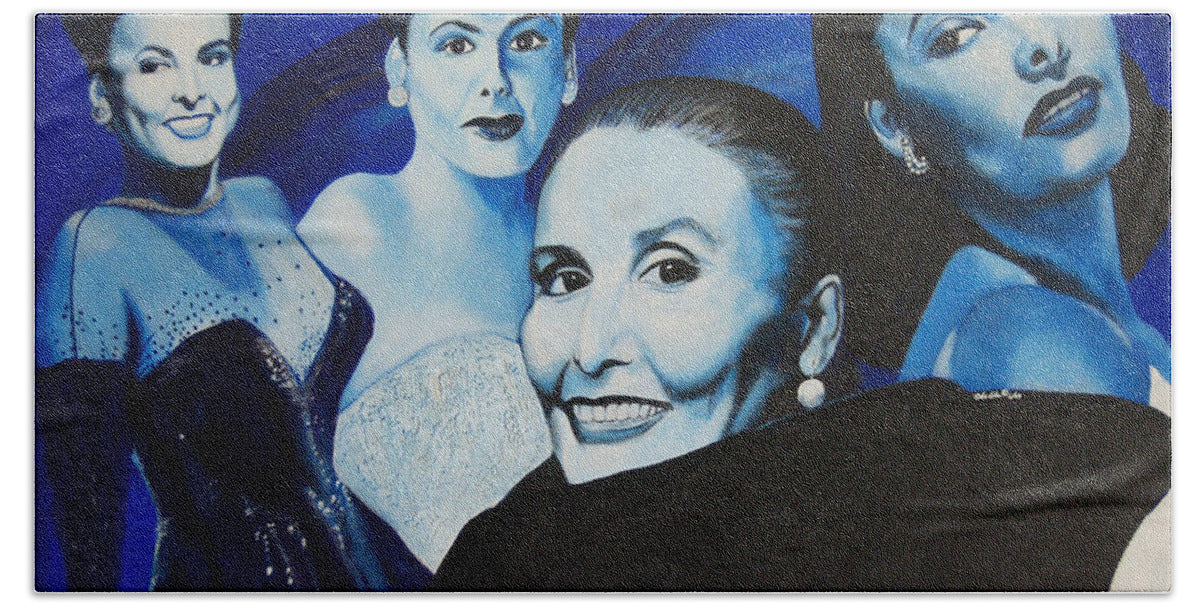 Tribute to Lena Horne - Beach Towel
