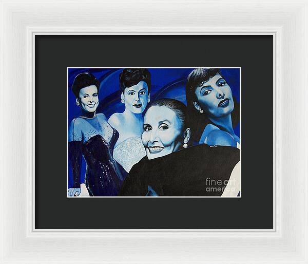 Tribute to Lena Horne - Framed Print