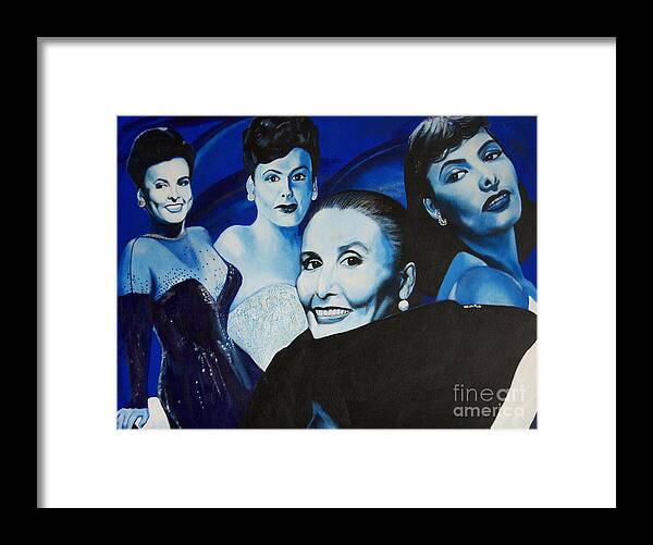 Tribute to Lena Horne - Framed Print