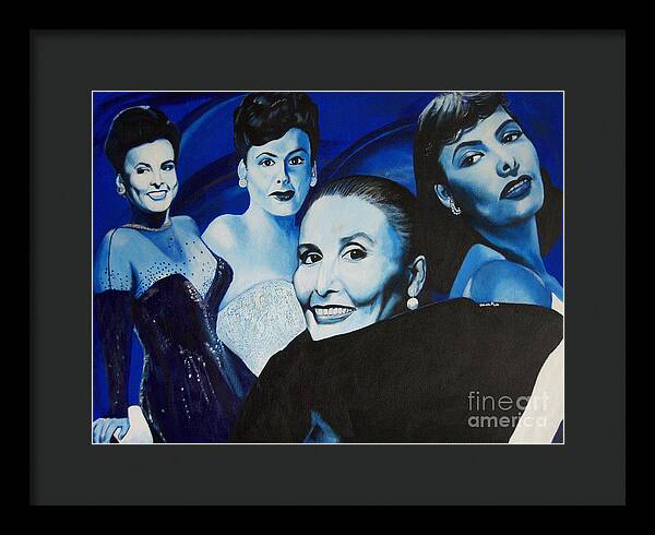 Tribute to Lena Horne - Framed Print