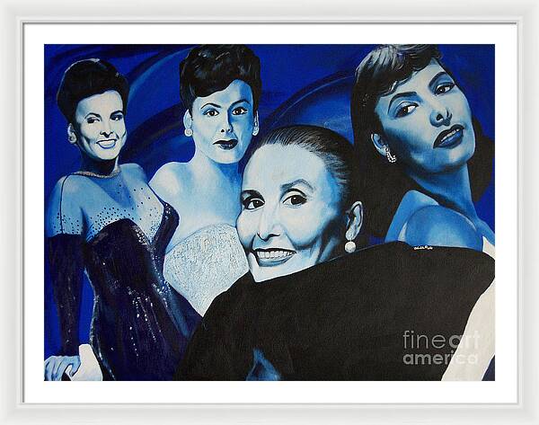 Tribute to Lena Horne - Framed Print