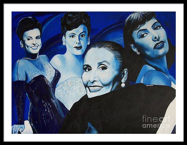 Tribute to Lena Horne - Framed Print