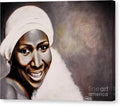 Young Aretha Franklin - Canvas Print