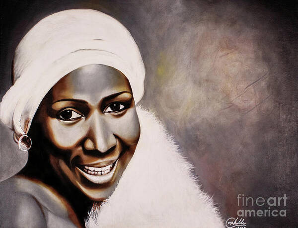 Young Aretha Franklin - Art Print
