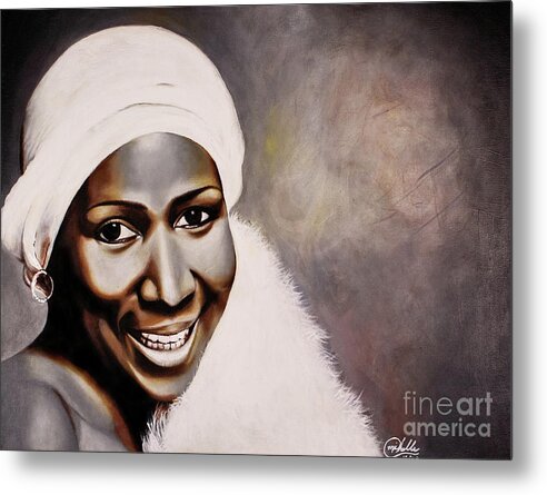 Young Aretha Franklin - Metal Print