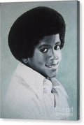 Young Michael Jackson - Canvas Print
