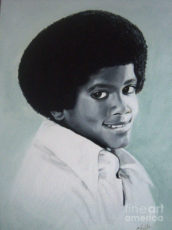 Young Michael Jackson - Art Print