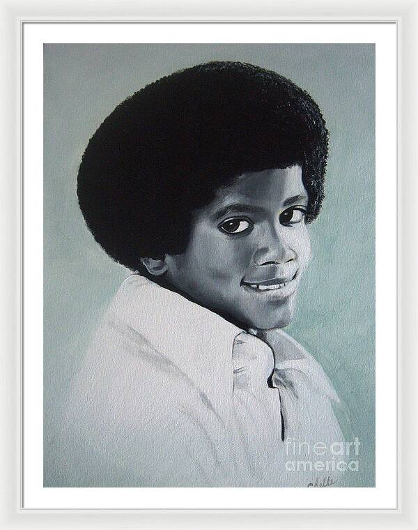 Young Michael Jackson - Acrylic Print