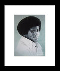 Young Michael Jackson - Framed Print