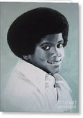 Young Michael Jackson - Greeting Card