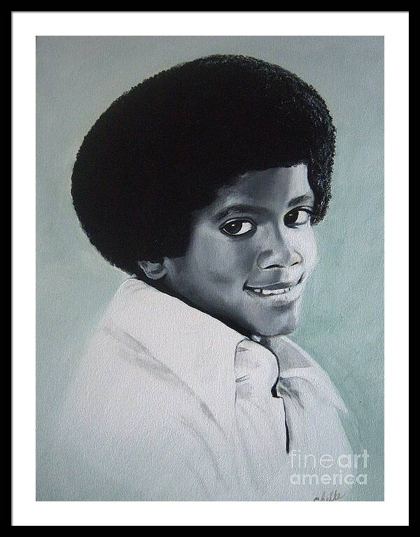 Young Michael Jackson - Acrylic Print