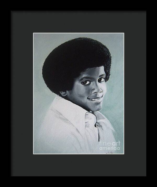 Young Michael Jackson - Acrylic Print