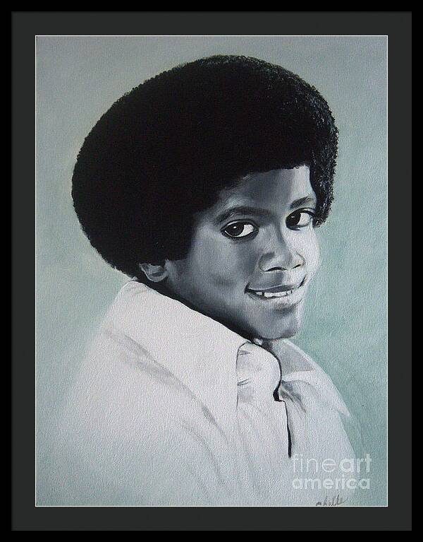 Young Michael Jackson - Acrylic Print