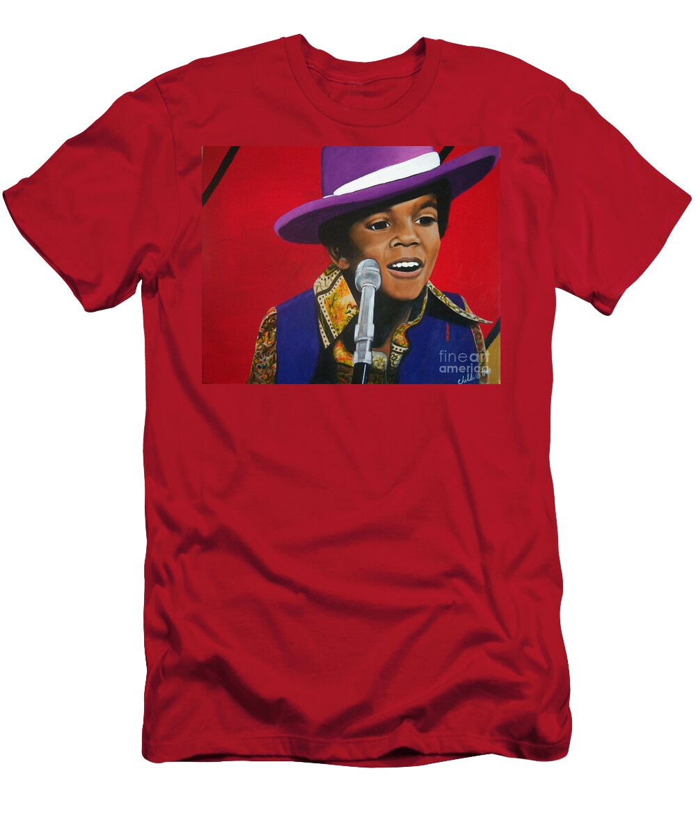 Young Michael Jackson Singing - T-Shirt