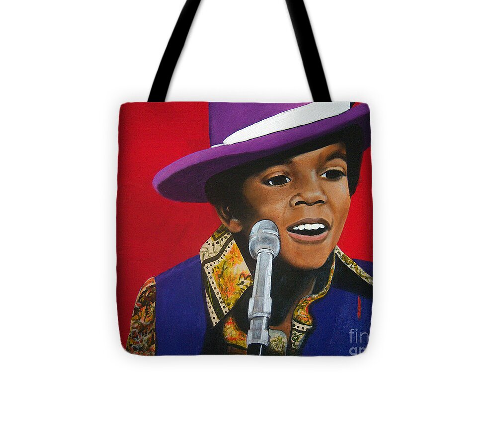 Young Michael Jackson Singing - Acrylic Print